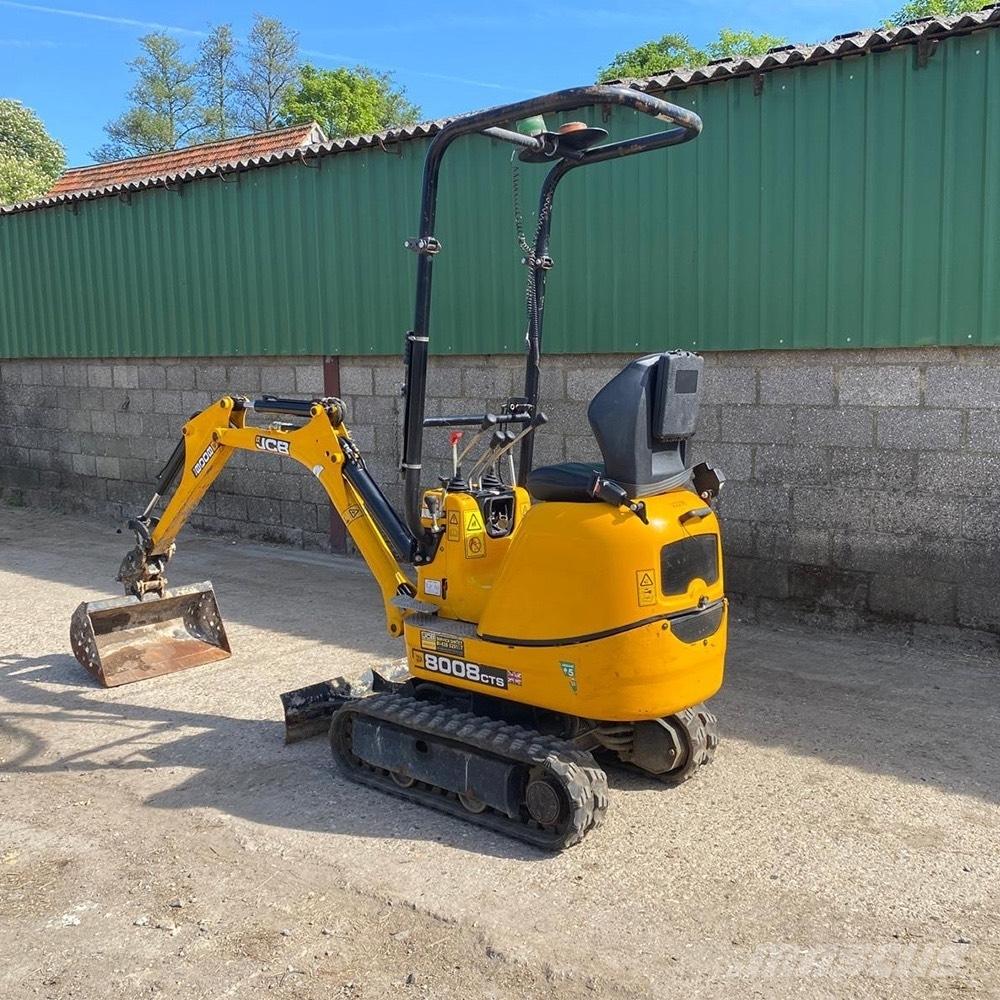 JCB 8008 Mini ekskavatörler, 7 tona dek