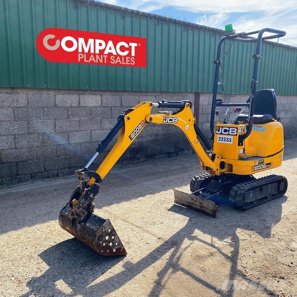 JCB 8008 Mini ekskavatörler, 7 tona dek