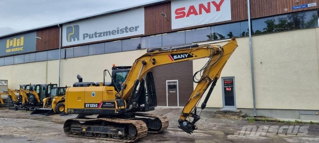 Sany SY 135 C Paletli ekskavatörler