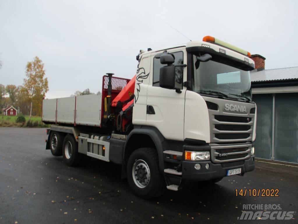 Scania G490cb6x4*4 Araç üzeri vinçler