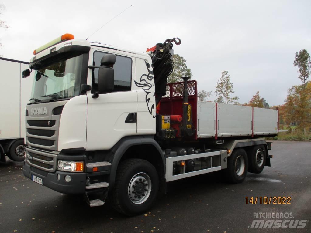 Scania G490cb6x4*4 Araç üzeri vinçler