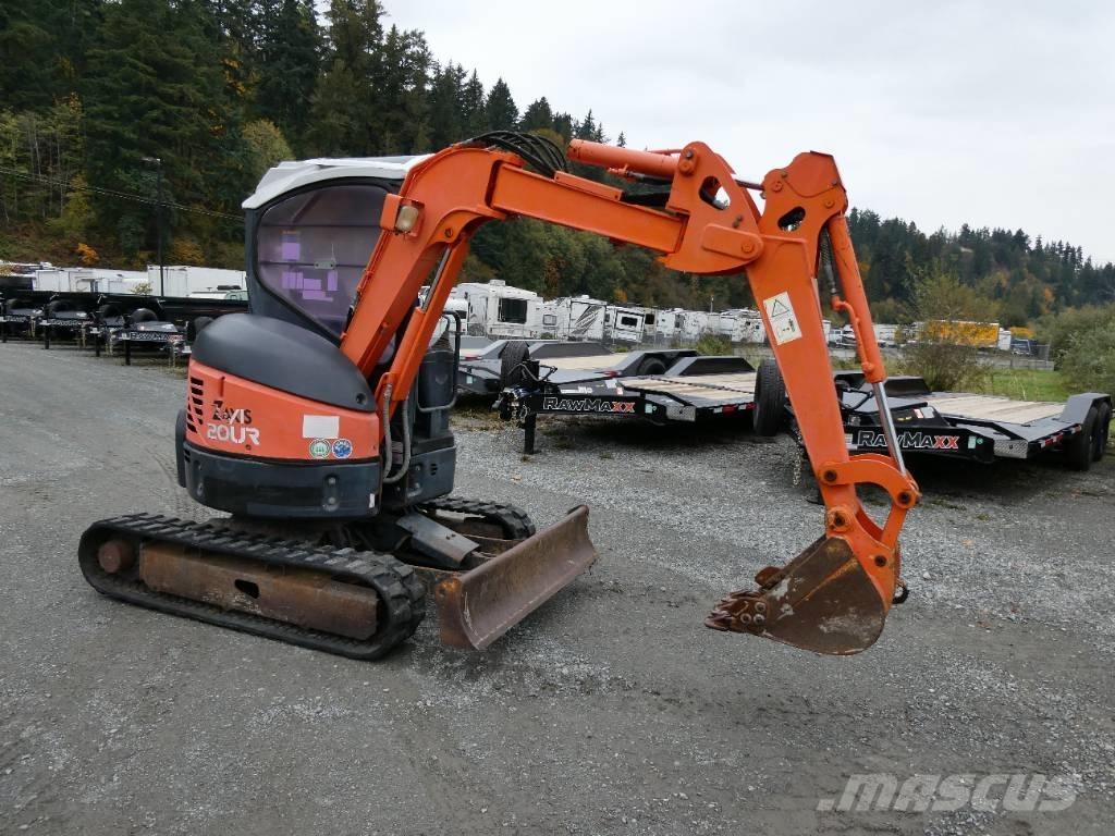 Hitachi ZX 20 UR Mini ekskavatörler, 7 tona dek