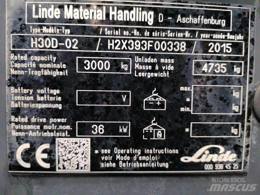 Linde H30D-02 Dizel forkliftler