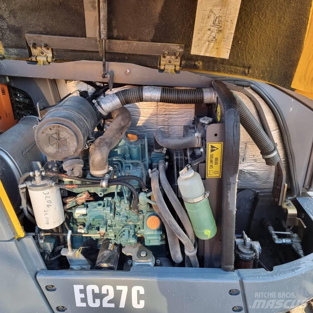 Volvo EC 27 C Mini ekskavatörler, 7 tona dek