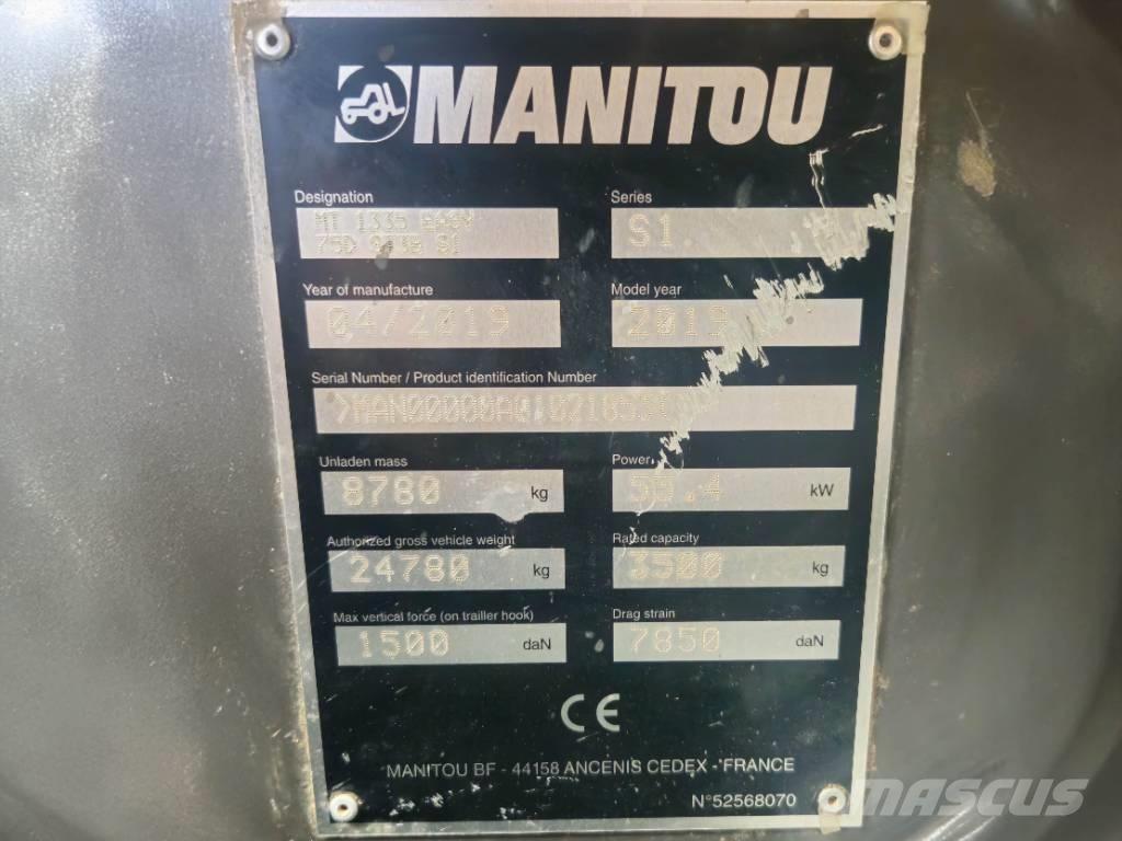 Manitou MT 1335 Teleskopik yükleyiciler