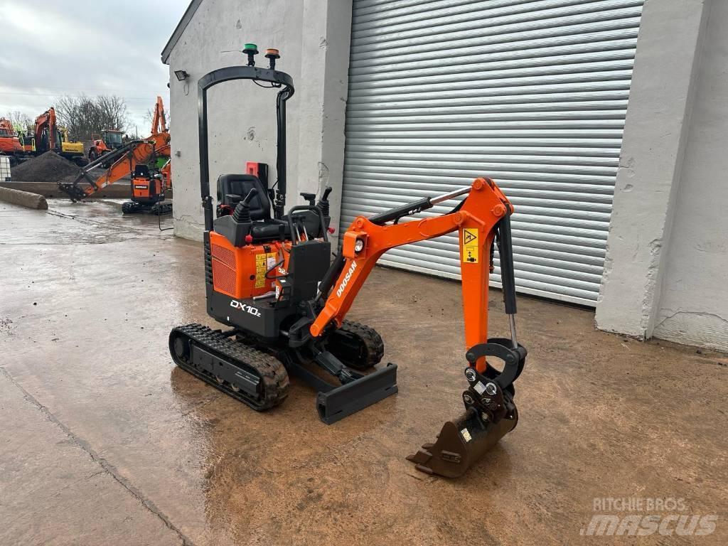 Doosan DX 10 Z Mini ekskavatörler, 7 tona dek