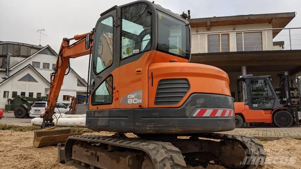 Doosan DX 80 R Midi ekskavatörler 7 - 12 t