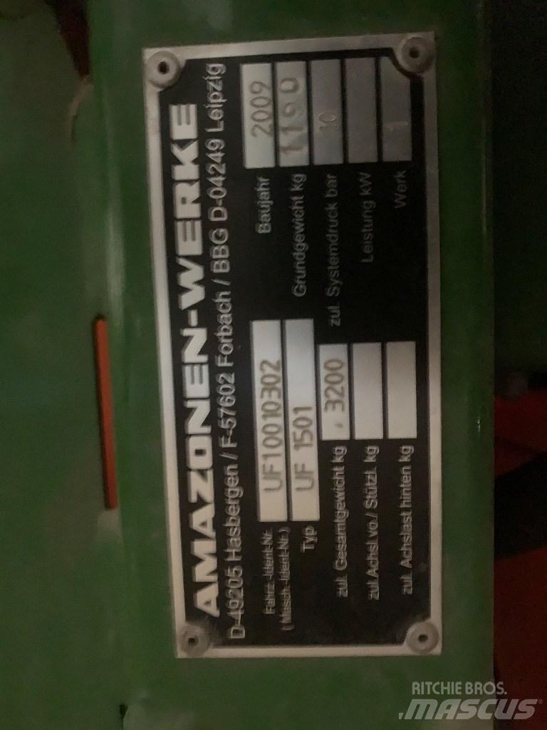 Amazone UF 1501 Monte edilebilir pülverizatörler