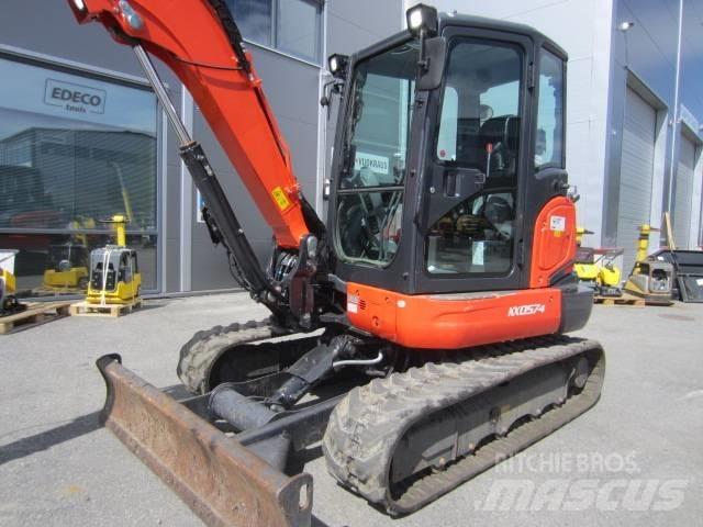 Kubota KX 057-4 Mini ekskavatörler, 7 tona dek