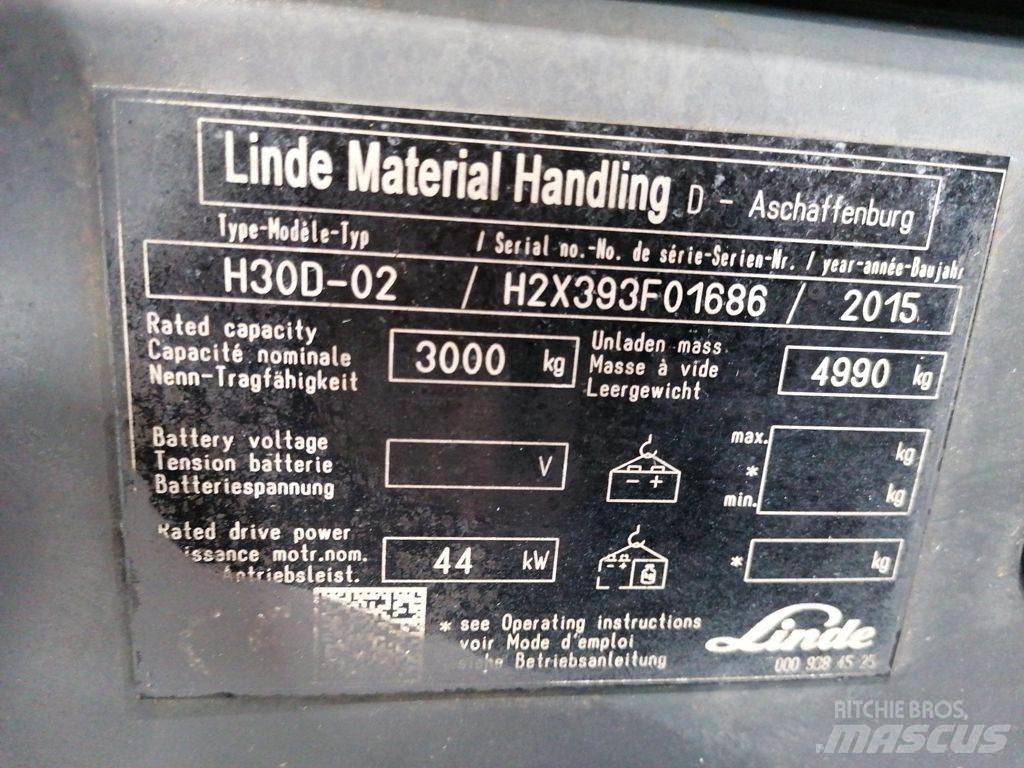 Linde H30D-02 Dizel forkliftler