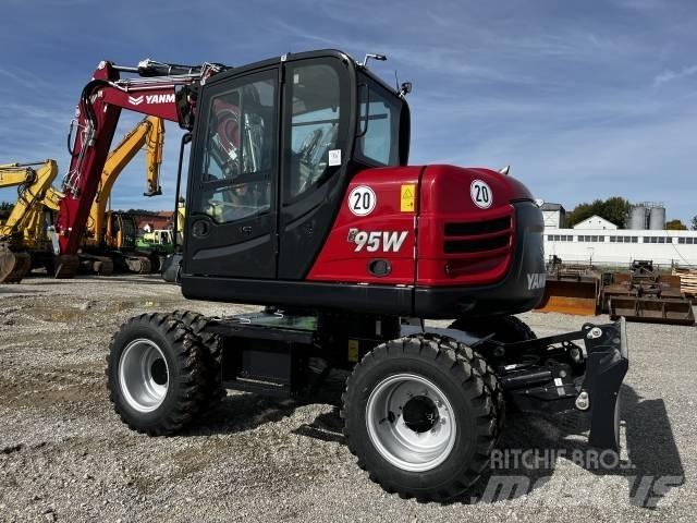Yanmar B 95W Lastik tekerli ekskavatörler