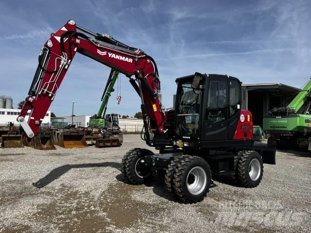 Yanmar B 95W Lastik tekerli ekskavatörler