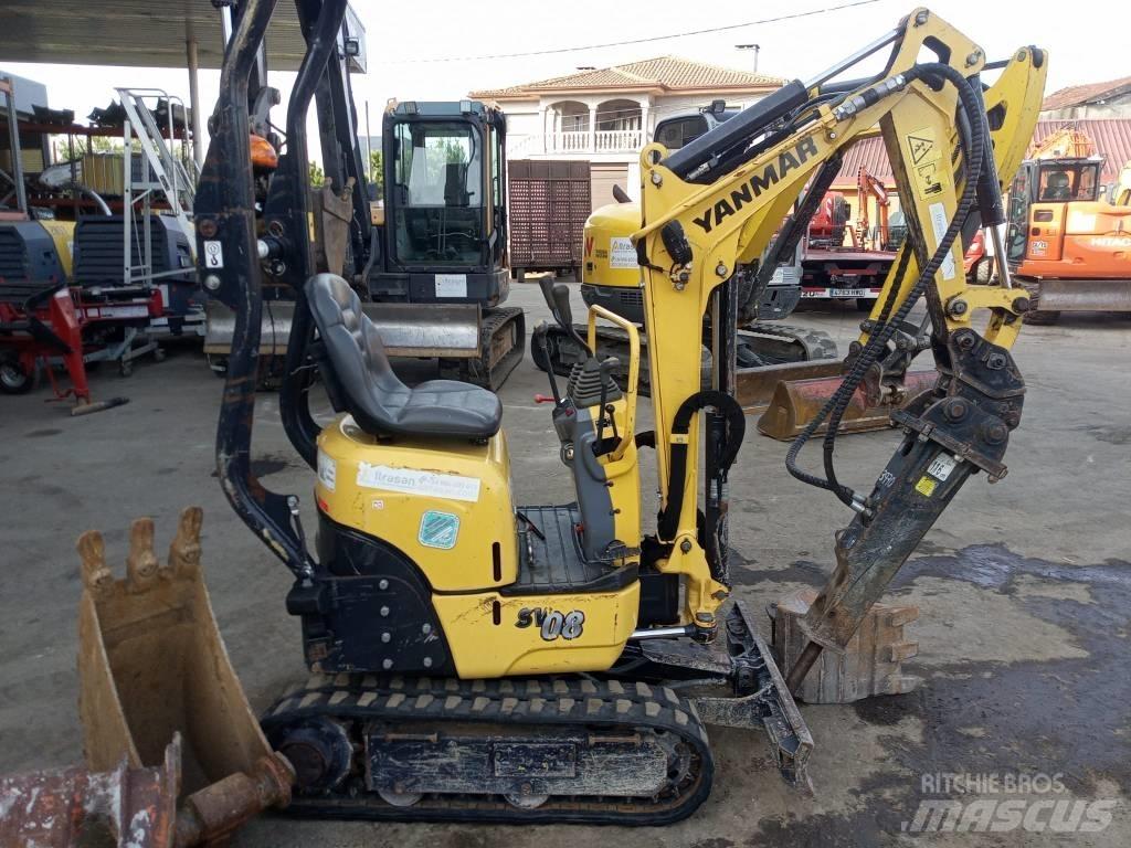 Yanmar SV08-1C Mini ekskavatörler, 7 tona dek