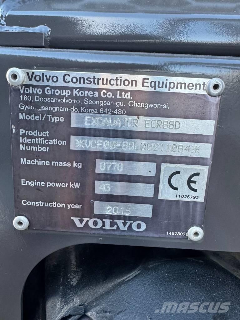 Volvo ECR 88 D Midi ekskavatörler 7 - 12 t