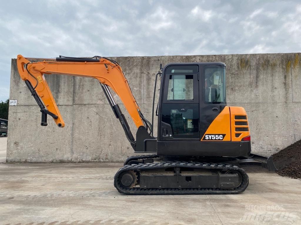 Sany SY 55 C Mini ekskavatörler, 7 tona dek