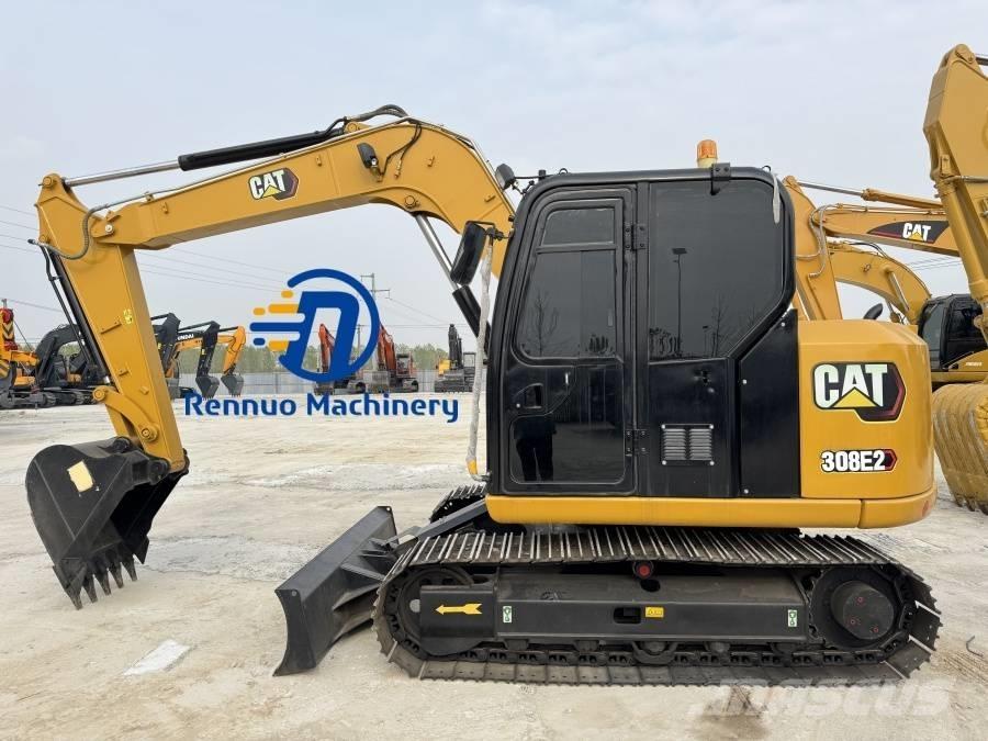 CAT 308E2 Mini ekskavatörler, 7 tona dek