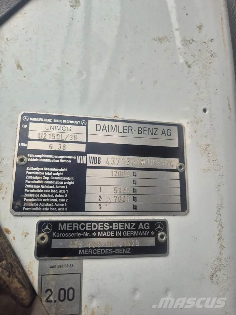 Unimog u 2150l38 Sondaj kuleleri