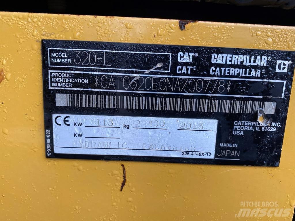 CAT 320 EL Paletli ekskavatörler