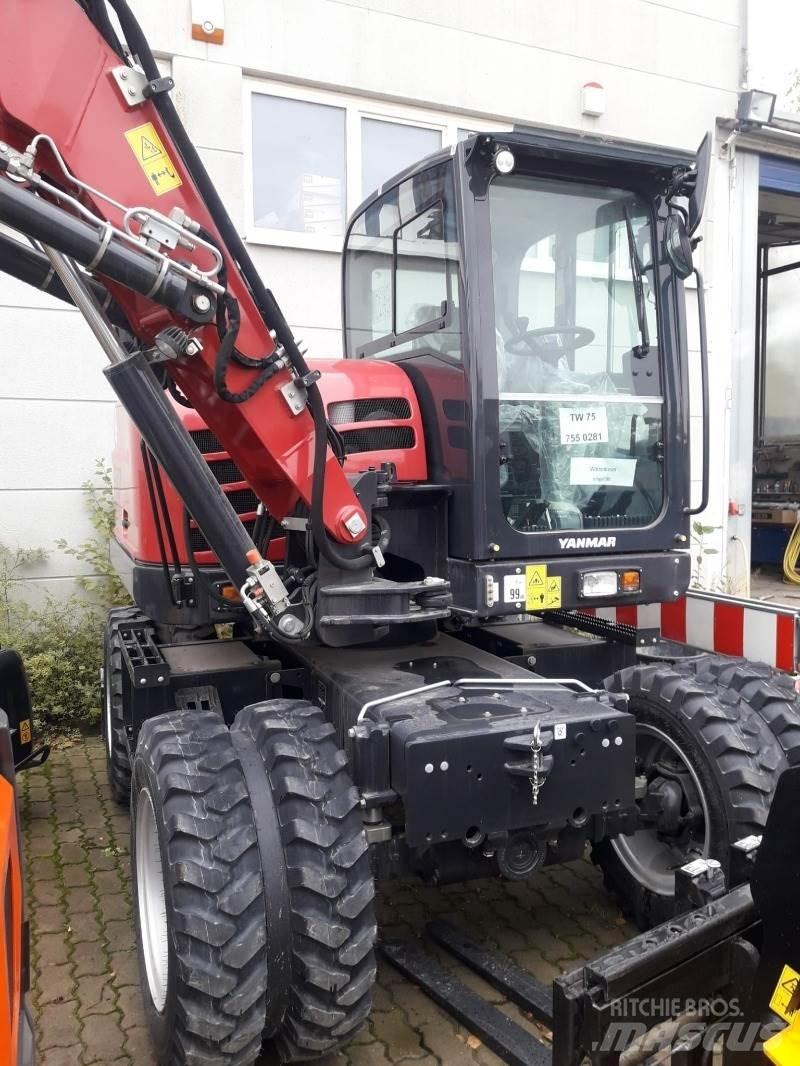 Yanmar B75W Lastik tekerli ekskavatörler
