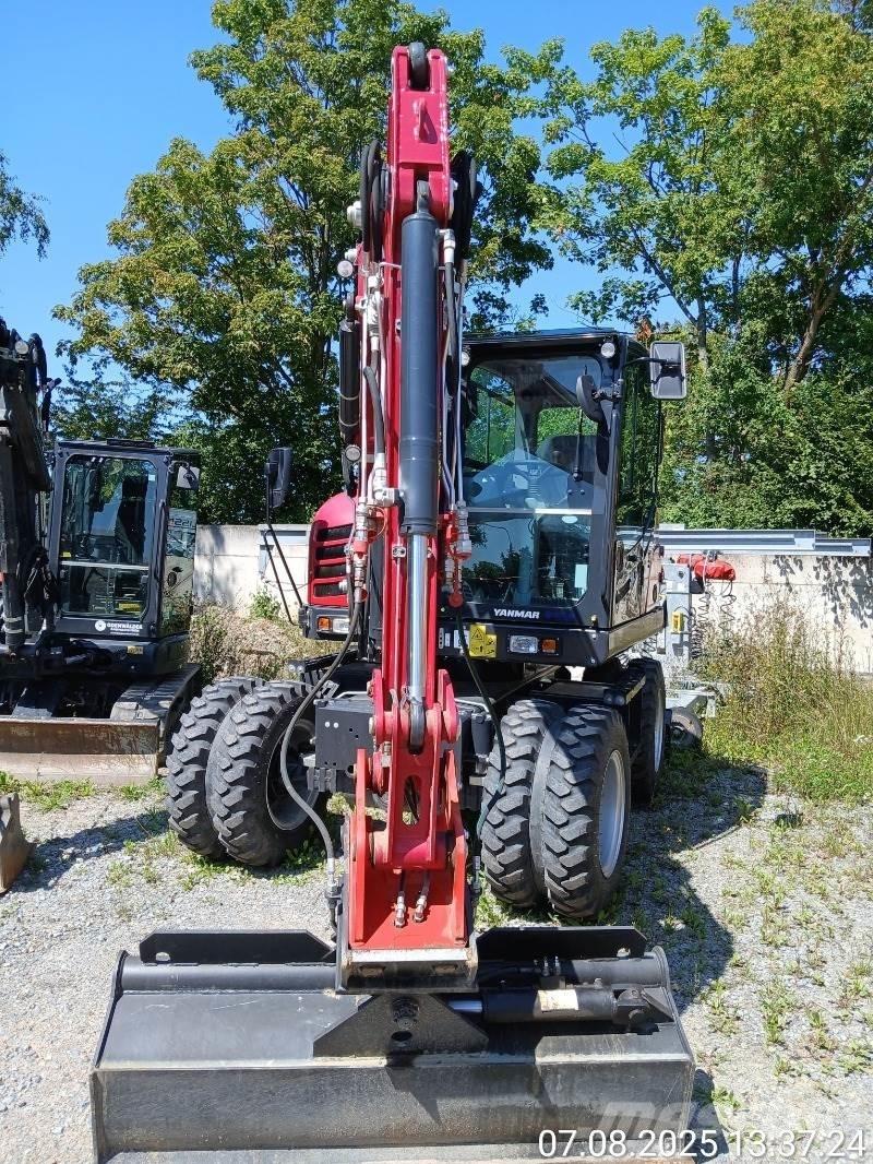 Yanmar B75W Lastik tekerli ekskavatörler