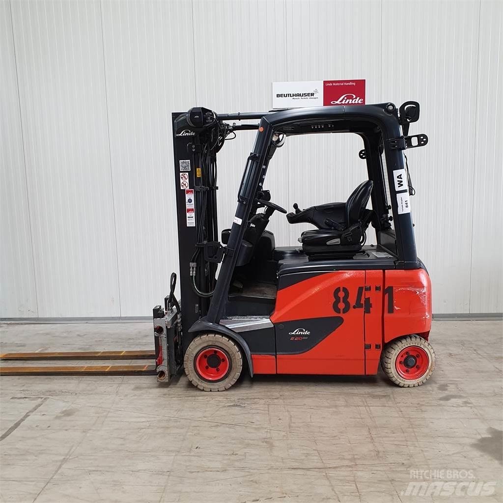 Linde E20PH Elektrikli forkliftler