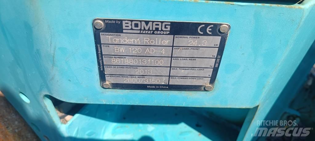 Bomag BW 120 AD-4 Çift tamburlu silindirler