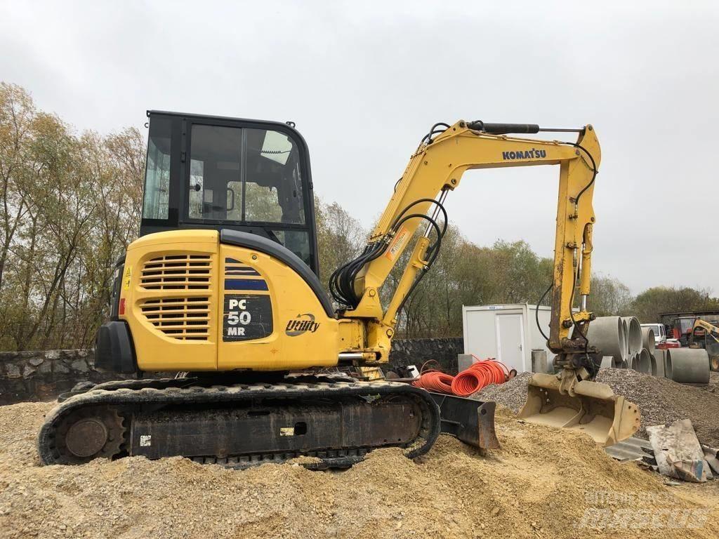 Komatsu PC50MR-2 Mini ekskavatörler, 7 tona dek