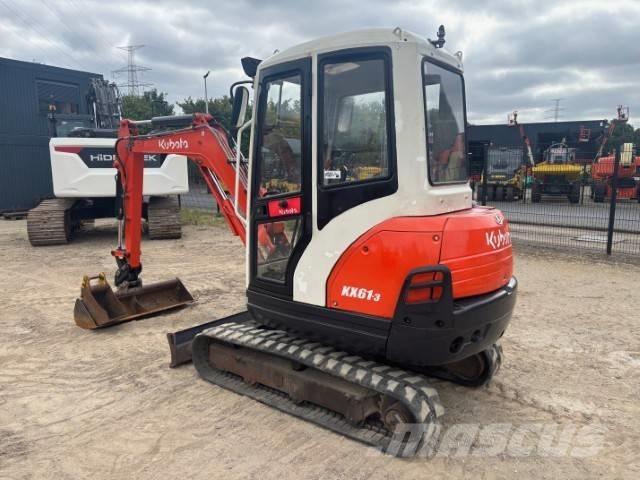 Kubota KX 61-3 Mini ekskavatörler, 7 tona dek
