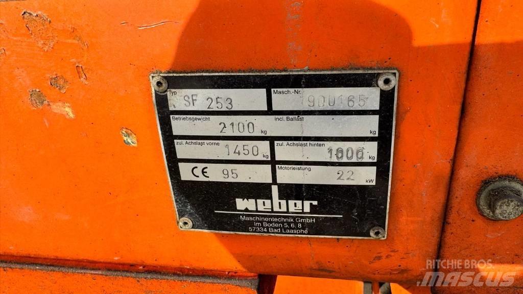 Weber SF253 Asfalt frezeleri