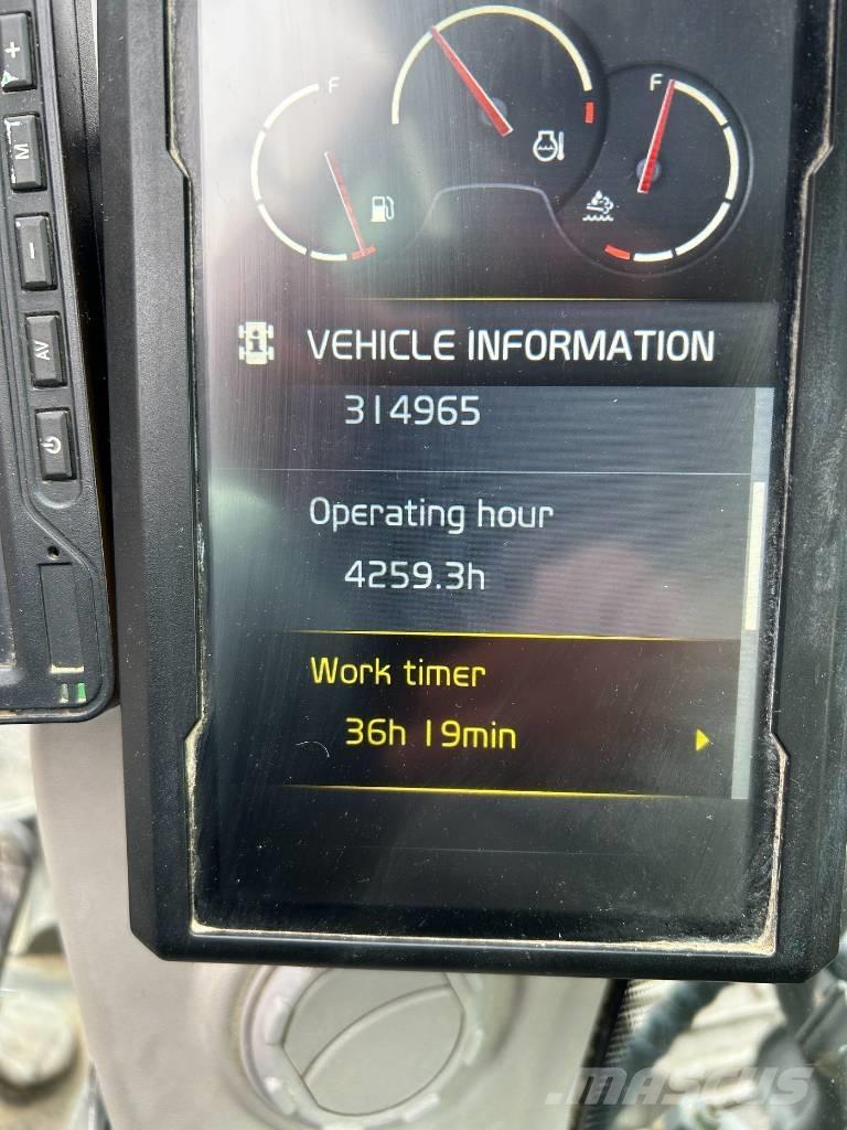 Volvo ECR 145 EL Paletli ekskavatörler