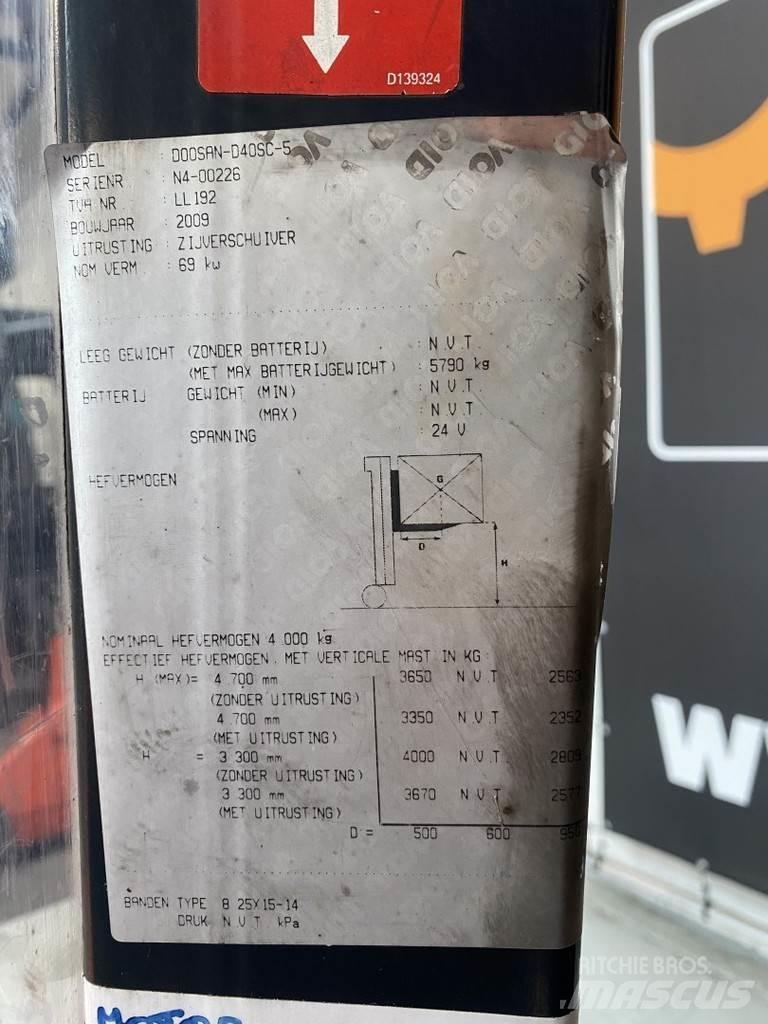Doosan D40SC-5 Dizel forkliftler