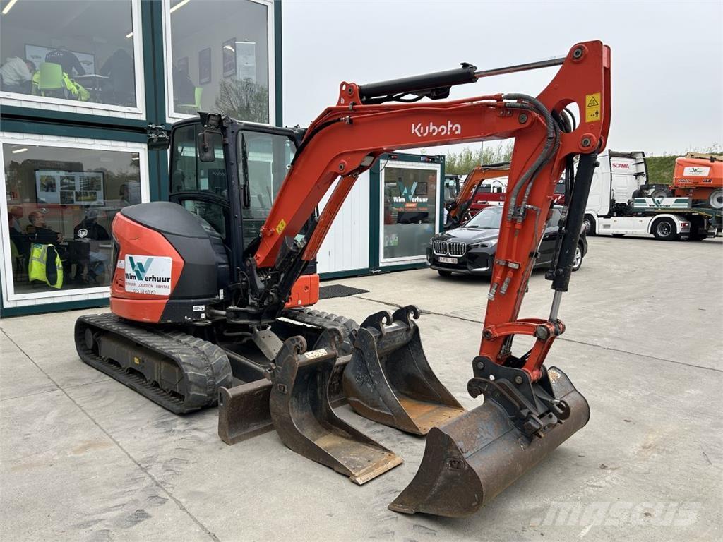 Kubota U50-5 (5024) Mini ekskavatörler, 7 tona dek
