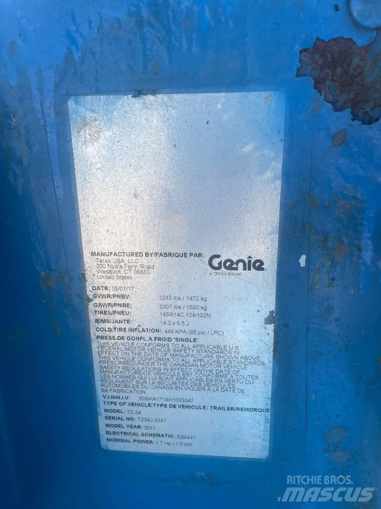 Genie TZ-34/20 Tekerlekli platformlar