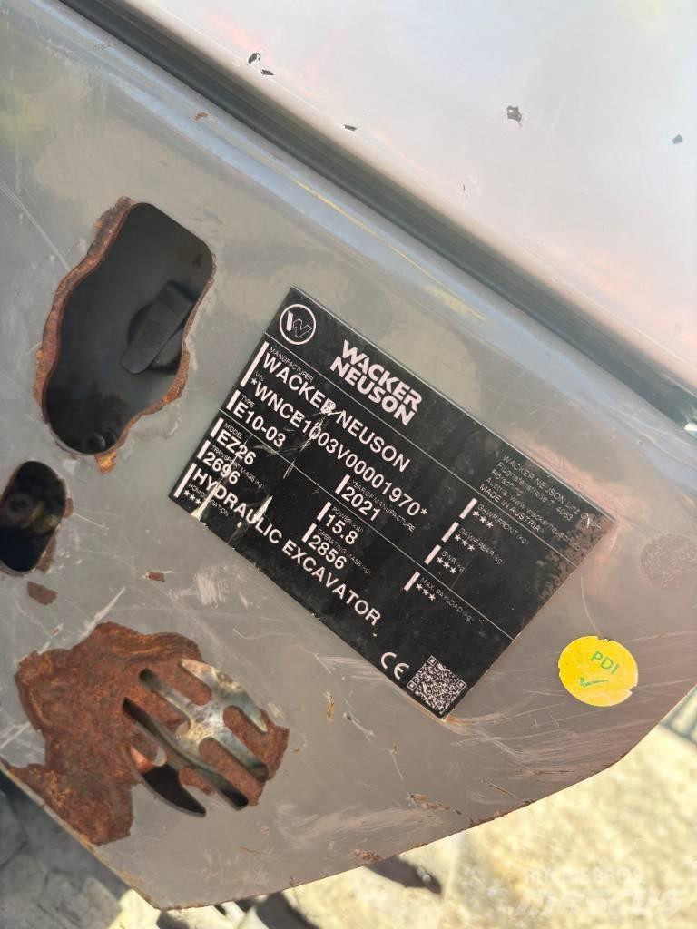Wacker Neuson EZ 26 Mini ekskavatörler, 7 tona dek