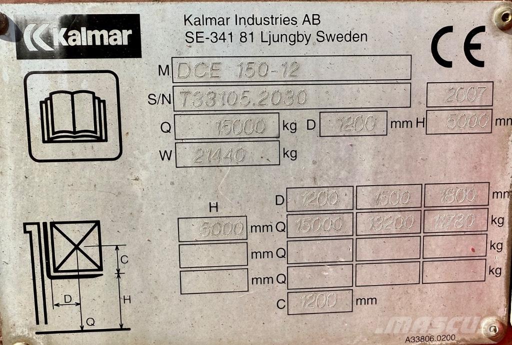 Kalmar DCE 150-12 Dizel forkliftler