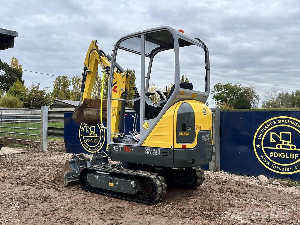 Wacker Neuson ET16 Mini ekskavatörler, 7 tona dek