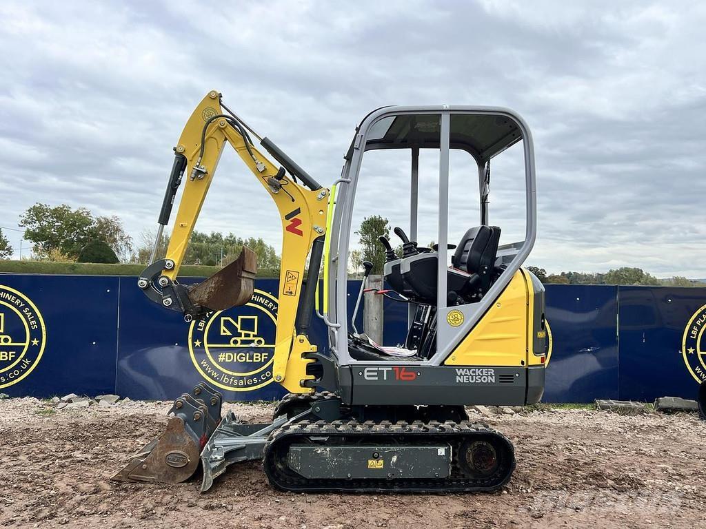 Wacker Neuson ET16 Mini ekskavatörler, 7 tona dek