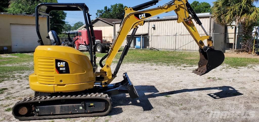 CAT 303 E CR Mini ekskavatörler, 7 tona dek