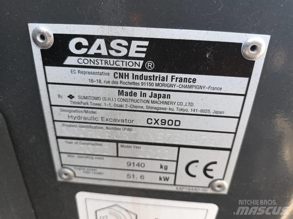 CASE CX 90 D Midi ekskavatörler 7 - 12 t