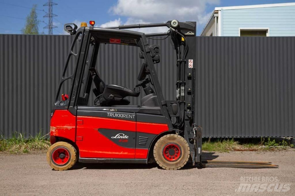 Linde E 25 Elektrikli forkliftler