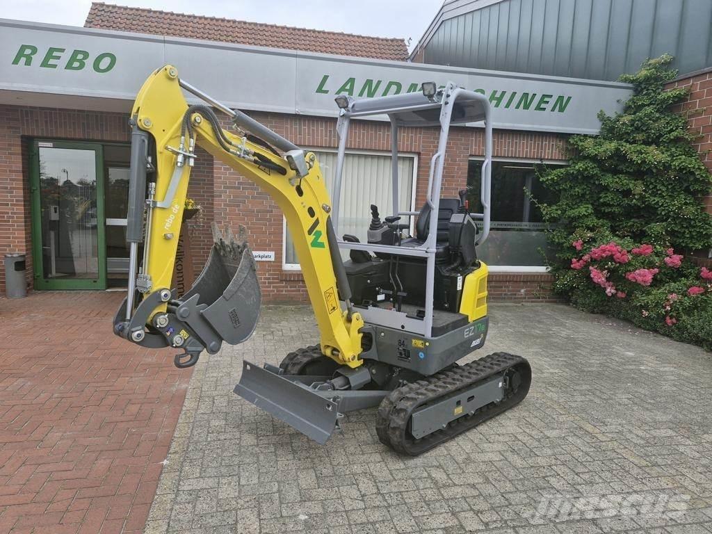 Wacker EZ 17 E Mini ekskavatörler, 7 tona dek