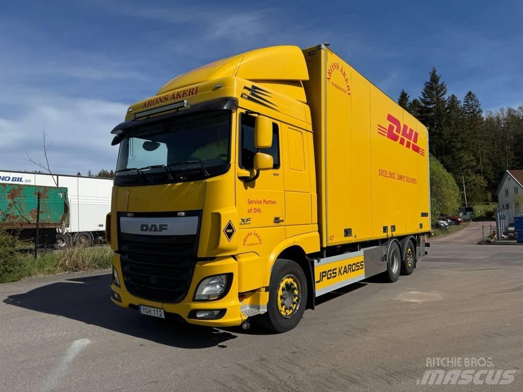 DAF XF 510 Kapali kasa kamyonlar