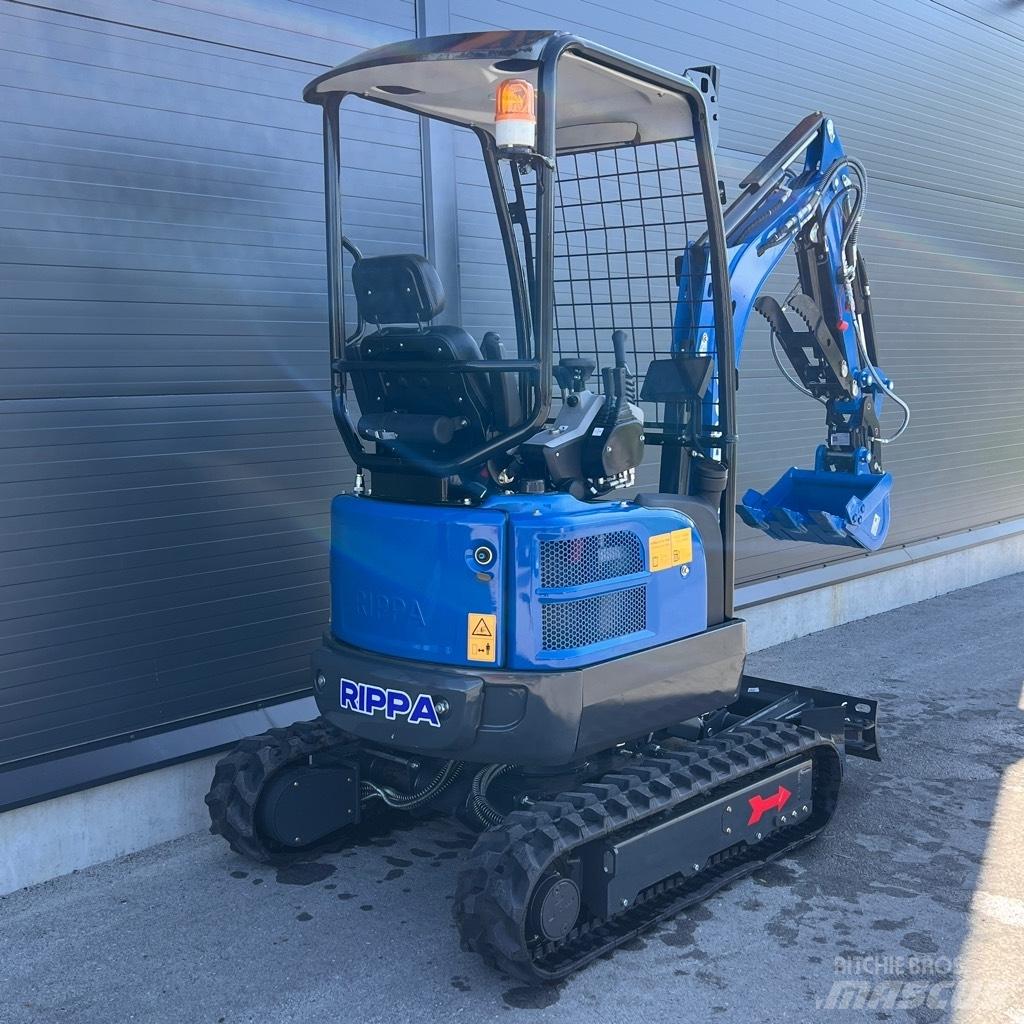 Rippa R18 Pro Mini ekskavatörler, 7 tona dek