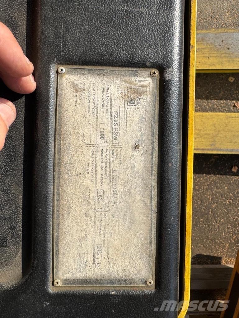 Hyster P 2.0 SFBW Düsük seviye kaldirici