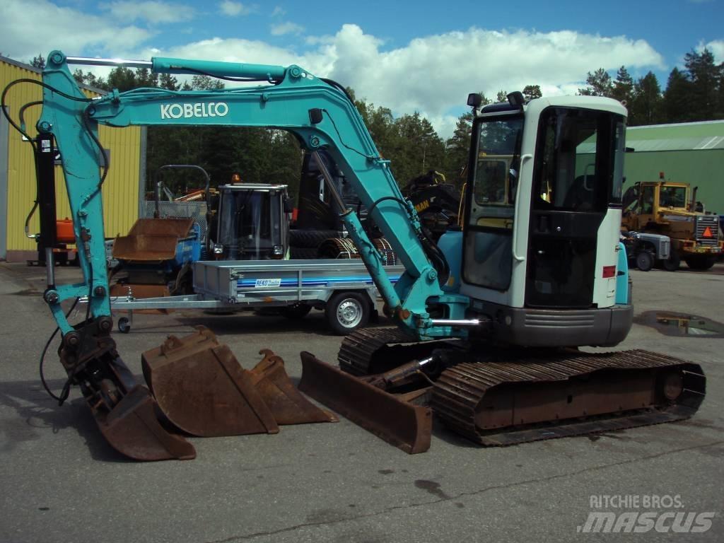 Kobelco SK 45 SR Mini ekskavatörler, 7 tona dek