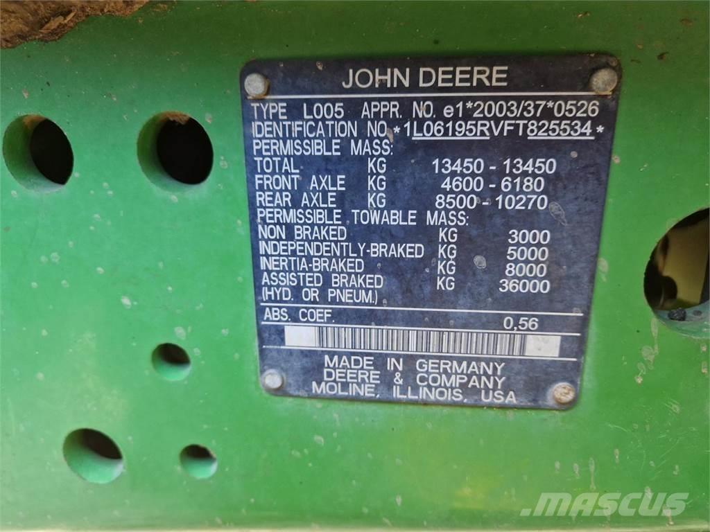 John Deere 6195R Traktörler
