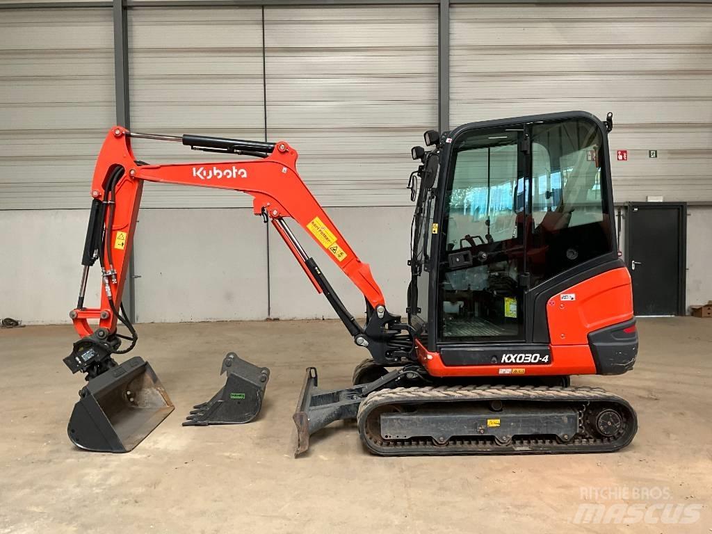 Kubota KX 030-4 Mini ekskavatörler, 7 tona dek