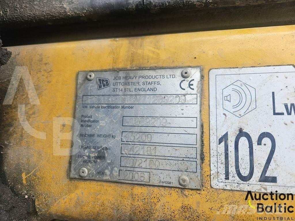 JCB JS 145 Paletli ekskavatörler