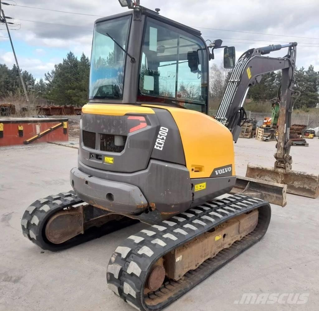 Volvo ECR 50 D Mini ekskavatörler, 7 tona dek