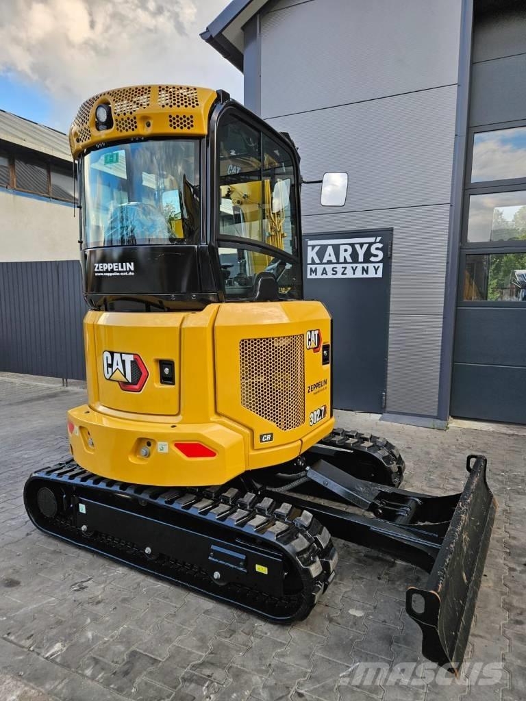 CAT 302.7 CR Mini ekskavatörler, 7 tona dek